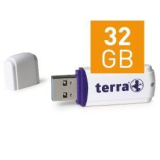 TERRA USThree USB3.0 32GB white Read/Write ~120/15 (2191278)