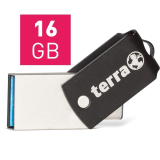 TERRA USThree A+C USB3.1  16GB black Read/Write ~ (2190000)